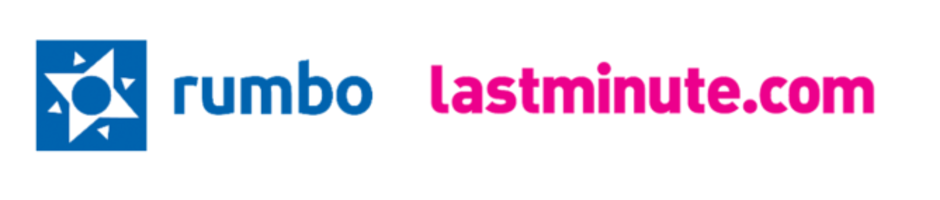 Logos Rumbo and lastminute.com