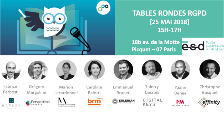 Overview attendees les tables rondes RGPD