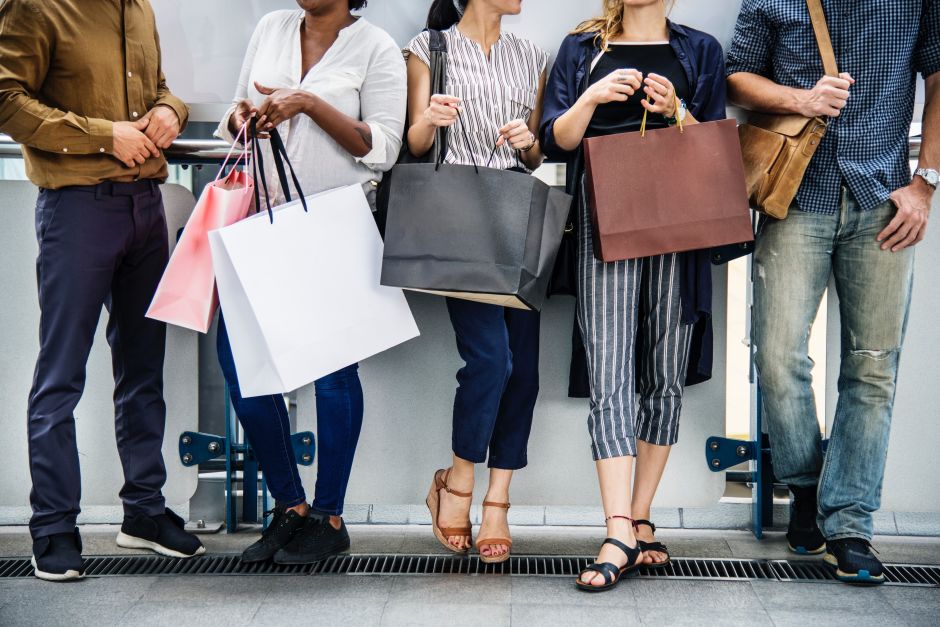 People Shopping on Click Frenzy Day