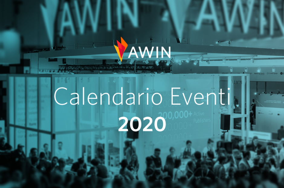 Il nuovo calendario eventi di Awin