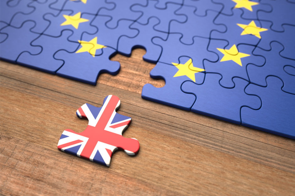 Tassello puzzle bandiera inglese