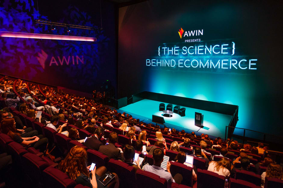 Awin conference IMAX stage