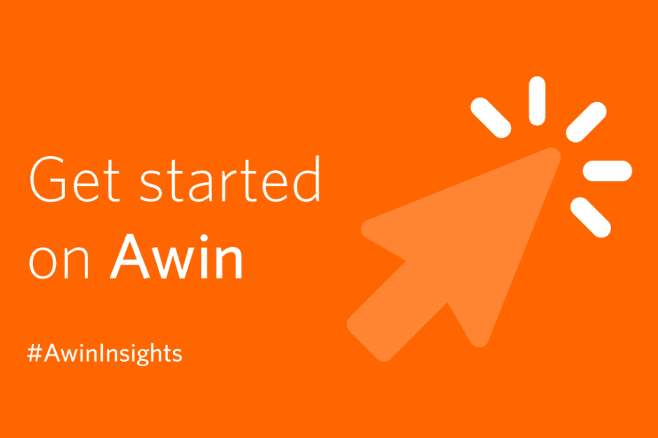 Getting started on Awin graphic computer arrow