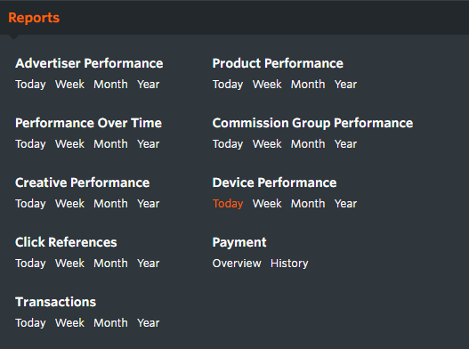 device performance report