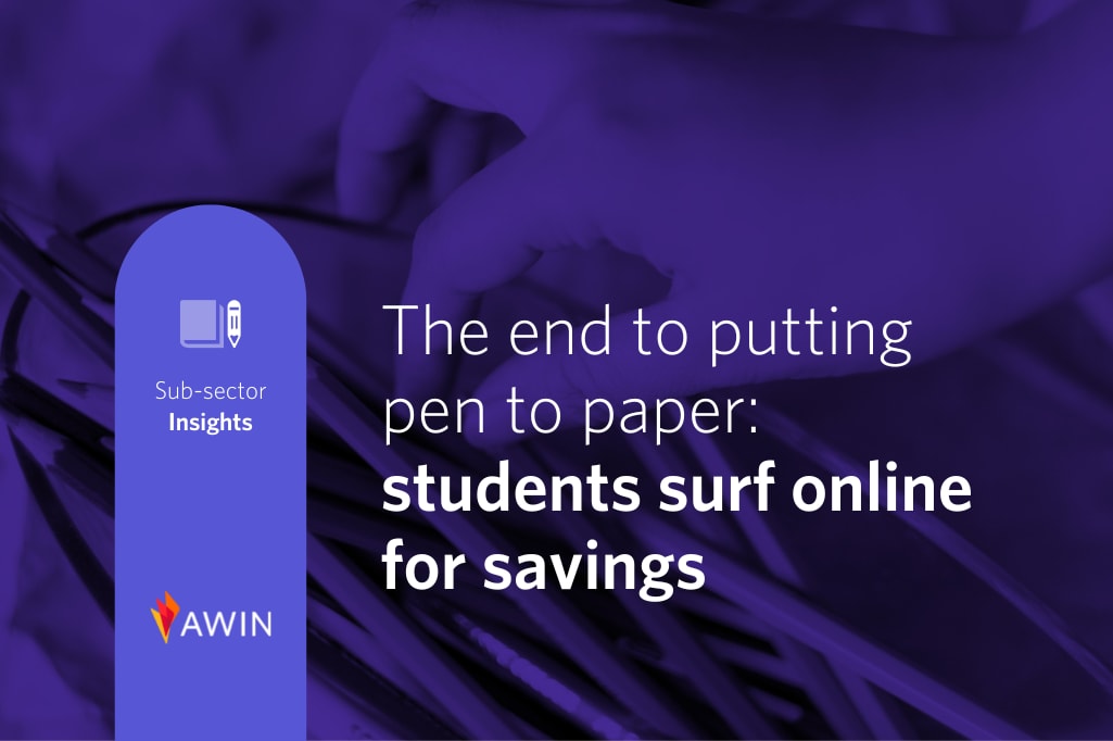 The end to putting pen to paper: students surf online for savings